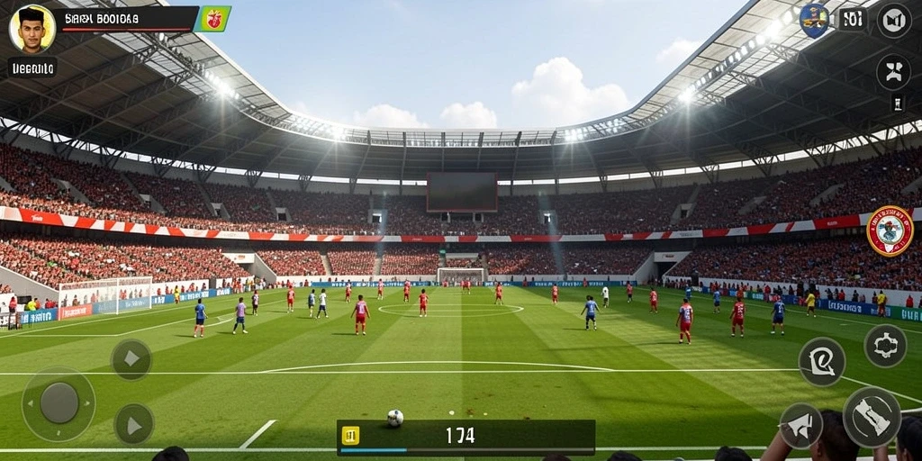 Screenshot menunjukkan antarmuka game yang menarik.