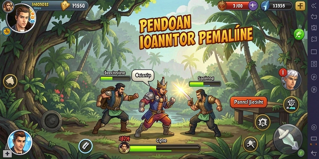 Screenshot menampilkan antarmuka pengguna yang ramah.