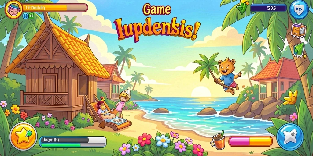 Tangkapan layar gameplay yang menampilkan putaran menarik.