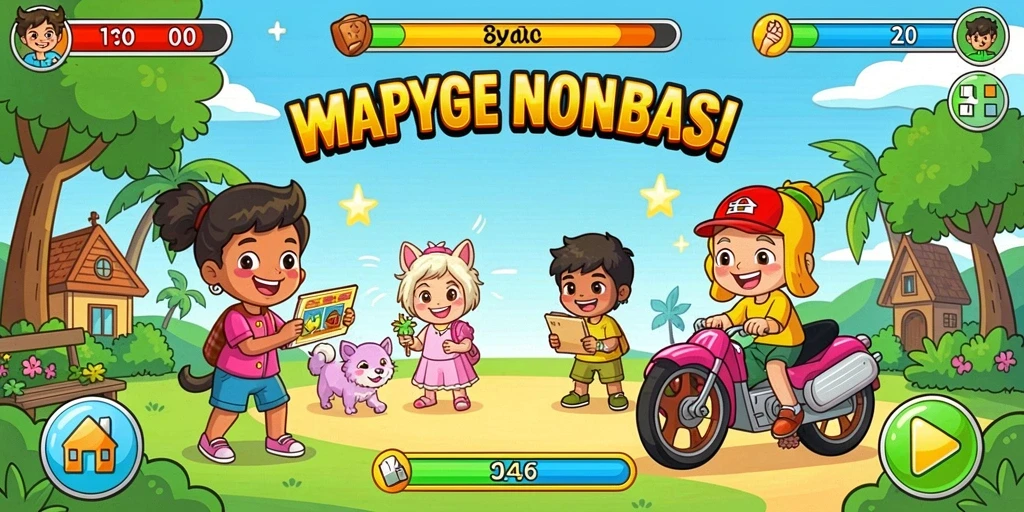 Tampilan menarik dengan menu navigasi yang mudah.