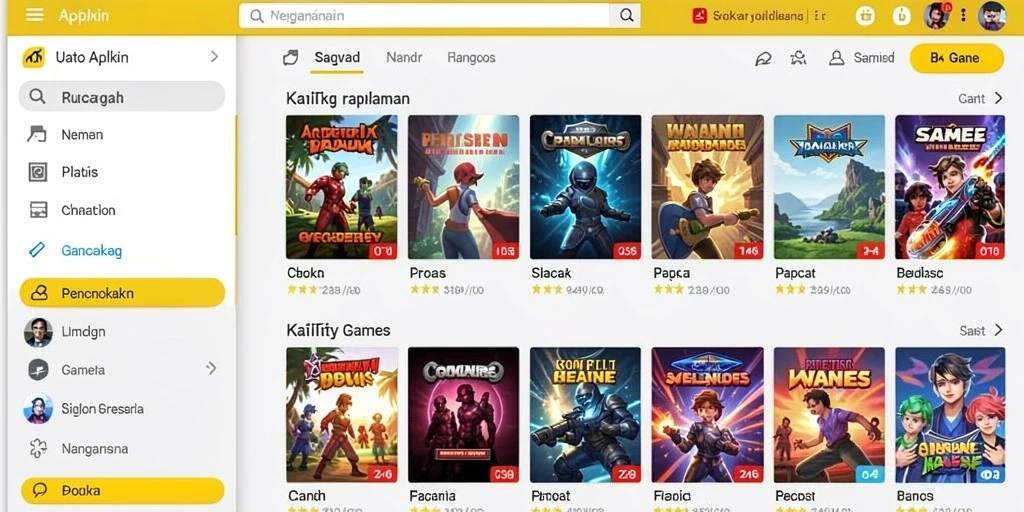Tampilan dashboard yang menarik dan mudah dinavigasi.