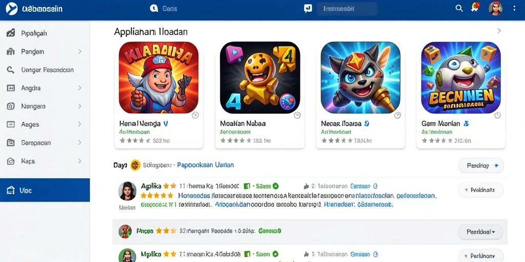 Tampilan menu utama RP888 yang ramah pengguna.