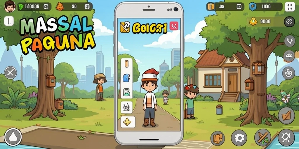 Tampilan menu utama yang intuitif dan menarik.