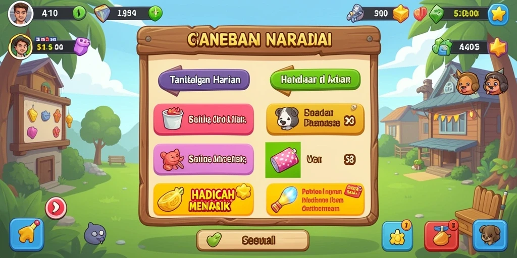 Tampilan antarmuka pengguna yang amigabel dan menarik.